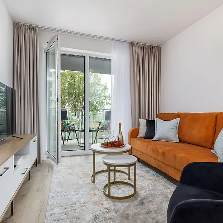 Seaside Mazowiecka Park - Wyjatkowy Na 7 Osob 2 Sypialnie, 2 Lazienki I Parking - Luxury Large With 2 Bedrooms, 2 Bathrooms And Parking Kolobrzeg