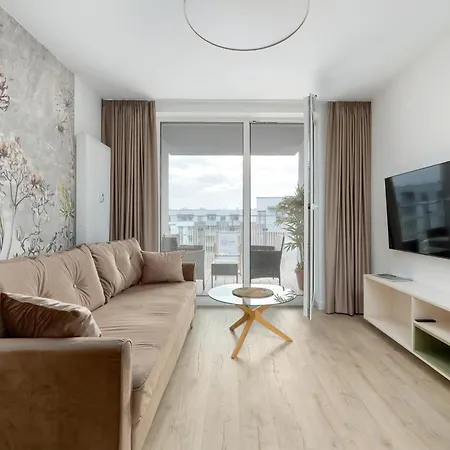 شقة Seaside Mazowiecka Park - Wyjatkowy Na 7 Osob 2 Sypialnie, 2 Lazienki I Parking - Luxury Large With 2 Bedrooms, 2 Bathrooms And Parking *