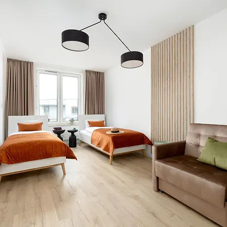 Seaside Mazowiecka Park - Wyjatkowy Na 7 Osob 2 Sypialnie, 2 Lazienki I Parking - Luxury Large With 2 Bedrooms, 2 Bathrooms And Parking شقة *