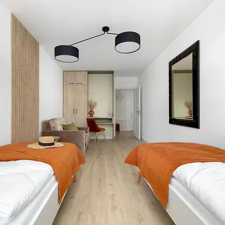 شقة Seaside Mazowiecka Park - Wyjatkowy Na 7 Osob 2 Sypialnie, 2 Lazienki I Parking - Luxury Large With 2 Bedrooms, 2 Bathrooms And Parking *